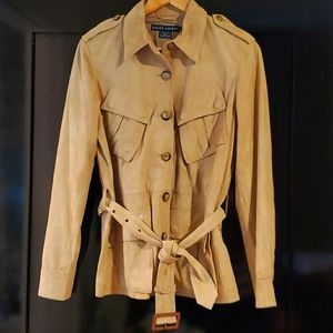 Ralph Lauren Collection Suede Safari Jacket